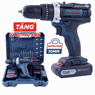 Trọn bộ 2 pin + tặng bộ phụ kiện 24 món